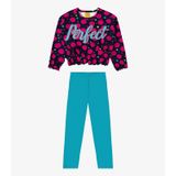 Conjunto Infantil Blusão Com Legging Rovi Kids Azul 8