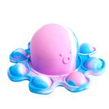 Mini Octopus Push Pop Bubble Reversível Fidget Toy Lxslfy