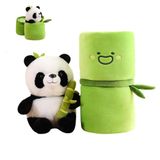 Bicho De Pelúcia Feqoqo Shapeazy Panda Com Pelúcia De Bambu De 25 Cm