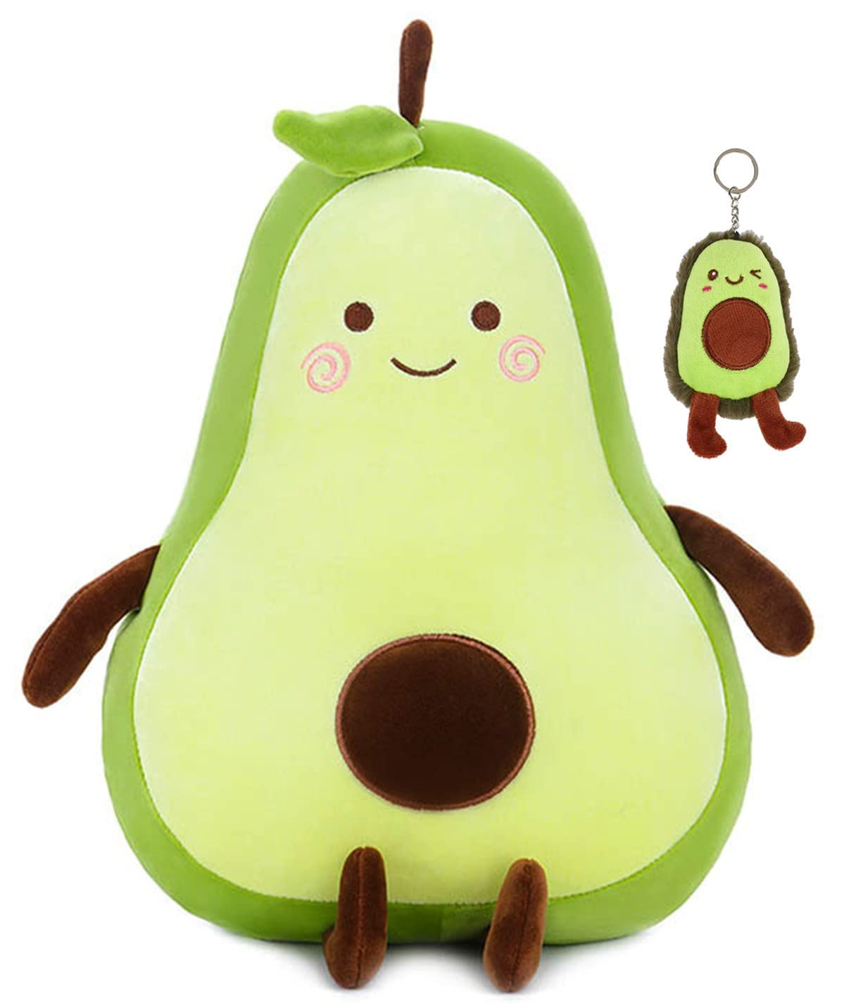 Brinquedo De Pelúcia Spirtude Avocado 35 Cm Com Chaveiro Para Crianças/crianças Pequenas