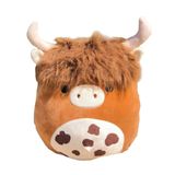 Brinquedo De Pelúcia Weightedplush Scottish Cow 30cm Para Crianças