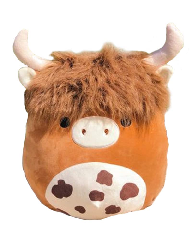 Brinquedo De Pelúcia Weightedplush Scottish Cow 30cm Para Crianças