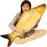 Almofada De Pelúcia Para Peixes Xigui 80 Cm, Almofada De Carpa Macia 3d, Decoração De Casa
