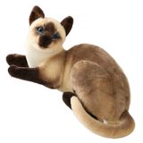 Brinquedo De Pelúcia Barmi Cat Stuffed Animal Lifelike 30 Cm/12 Polegadas