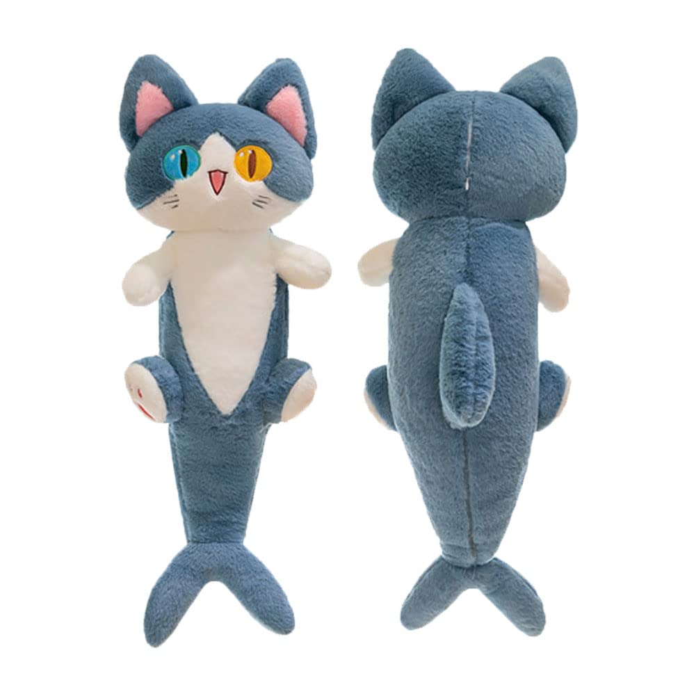 Brinquedo De Boneca De Pelúcia Shark Cat Chilsoby Cute Stuffed Animal 50 Cm