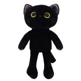 Brinquedo De Pelúcia Mufeiruo Black Cat Stuff Bicho Para Crianças