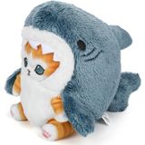 Brinquedo De Pelúcia Voiulp Cute Shark Cat 20 Cm Para Crianças, Meninos E Meninas