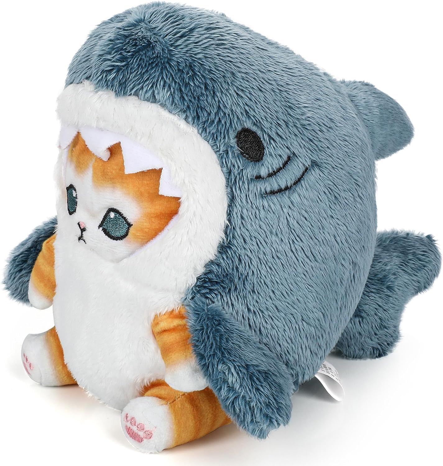 Brinquedo De Pelúcia Voiulp Cute Shark Cat 20 Cm Para Crianças, Meninos E Meninas