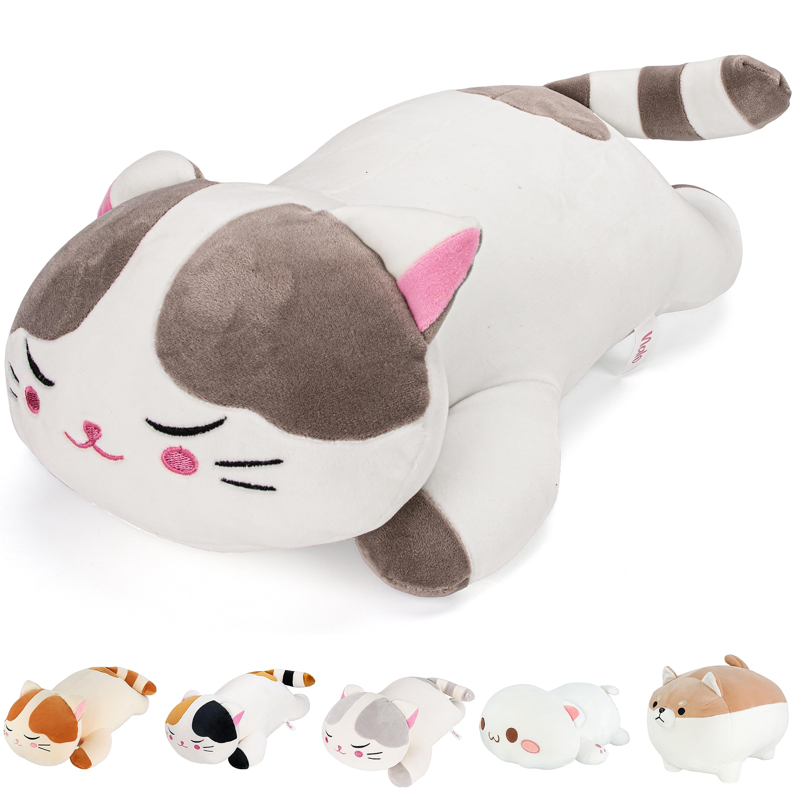 Bichos De Pelúcia Pesados Nalo Cute Cat 1,6 Kg De Pelúcia De 16 Polegadas