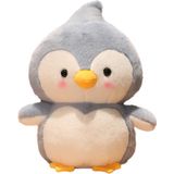 Almofada De Brinquedo De Pelúcia Stuffed Penguin 25 Cm Azul Para Crianças E Amor
