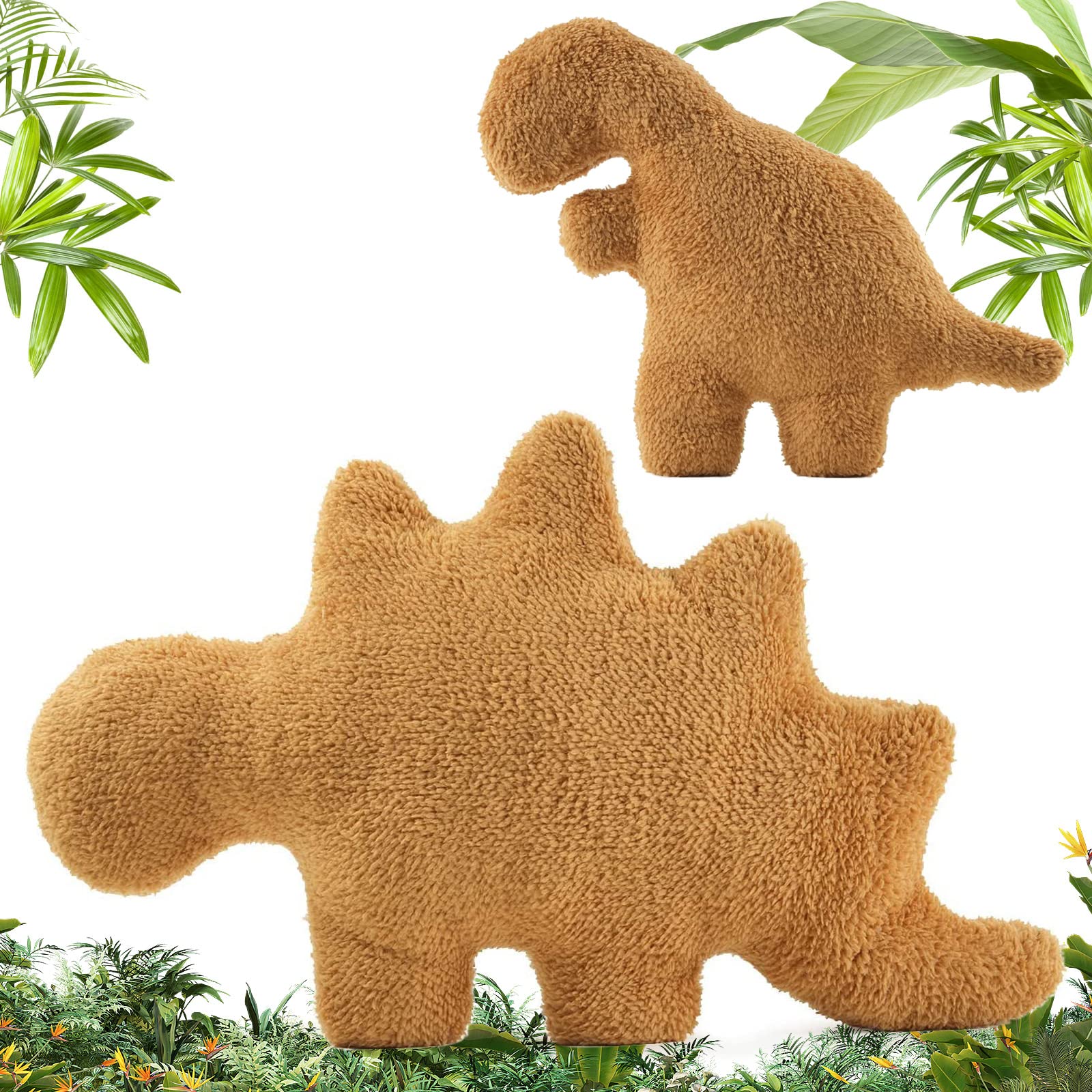 Brinquedo De Pelúcia Corgi Butt Dino Chicken Nugget, 4 Pacotes Para Crianças