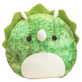 Bicho De Pelúcia Squishmallow Triceratops 20 Cm Verde