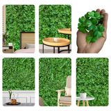 14 Placas Para Jardins Verticais Linha Prime Durável Com Aspecto Natural Folhagens De Trevo 60x40