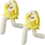 Brinquedo De Pelúcia De Pelúcia Banana Zhanmai 18 Cm Amarelo Para Adolescentes