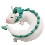 Almofada De Pescoço Youdirect Anime Cute White Dragon Haku, Brinquedo De Pelúcia