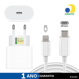 Carregador Turbo Usb-c Para Cabo Ios, Usb-c 20w Agold Ca31-2