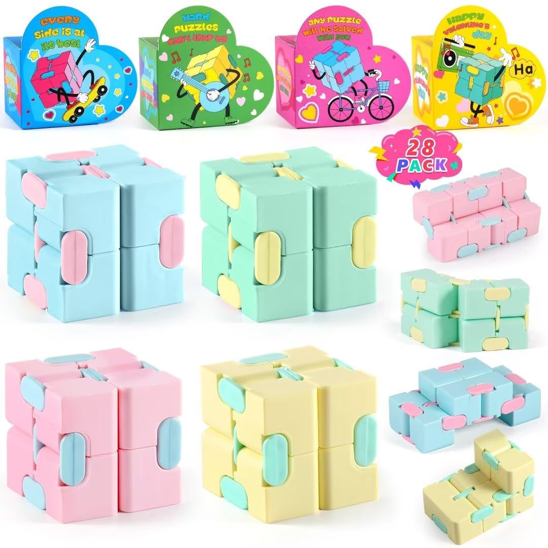 Presentes De Dia Dos Namorados Para Crianças: Loscola Fidget Cube Toy (28)