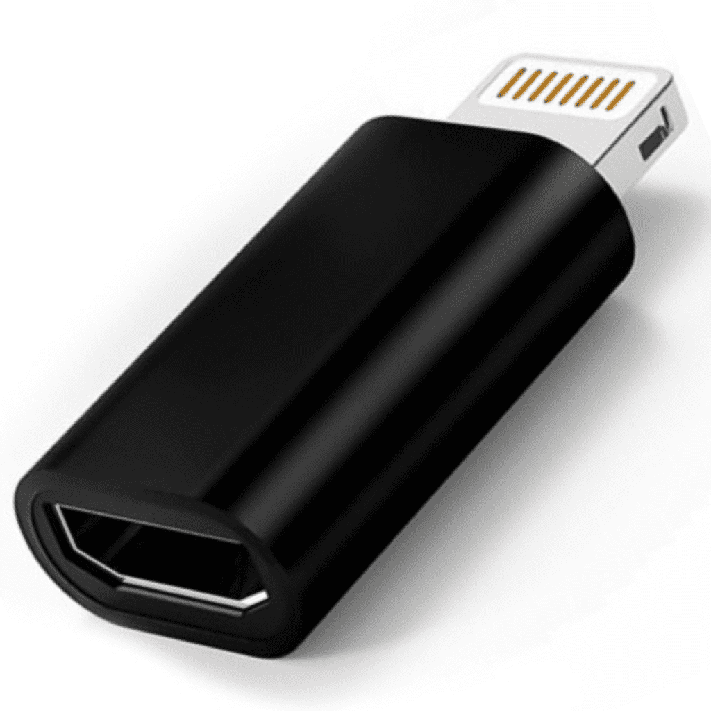 Adaptador Conversor Ios Lightning Para V8 Micro Usb