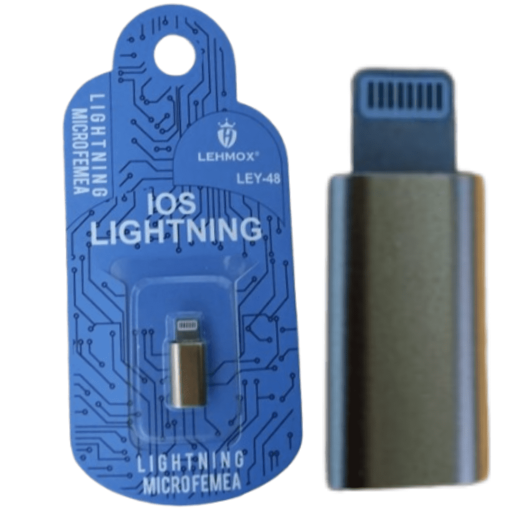 Adaptador Conversor Ios Lightning Para V8 Micro Usb