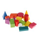 Brinquedos Montessori Quebra-cabeças Geométricos 16 Peças Formas 3d Para Crianças