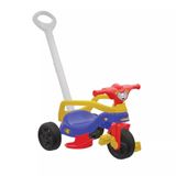 Triciclo Infantil Fast Azul Menino Com Empurrador Pais E Filhos - 790349-1