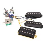 Guitarra De 6 Cordas Pré-conectada Single Coil Pickup Humbucker