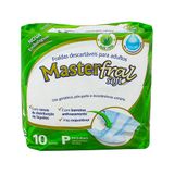 Fralda Geriátrica Masterfral Soft Tamanho P Com 10 Unidades