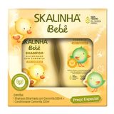 Shampoo E Condicionador Skalinha Bebê Glicerinado Com Camomila 200ml Cada