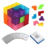 Brinquedo Educativo Magnetic Soma Cube Block Wtohobby Para Crianças