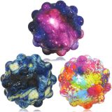 Brinquedo Stress Ball Fidget Rapean Pop 3d De Silicone Para Crianças, 3 Unidades