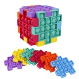 Brinquedos Sensoriais Push Pop Jigsaw Fidget Tesalate Para Crianças De 3 A 7 Anos