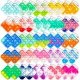 Chaveiro Fidget Toy Binglala Mini Pop Push Bubble Silicone X