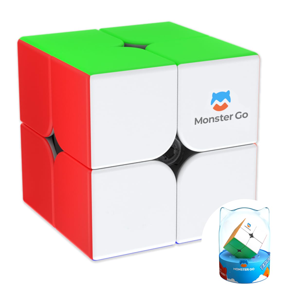 Puzzle Magic Speed Cube Monster Go 251 Sem Adesivo 2x2