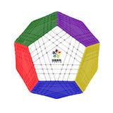 Cubo De Quebra-cabeça Hellocube Yuxin Teraminx Sem Adesivo 7x7 Megamin