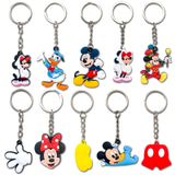 Chaveiro De Silicone Purifyo Cartoon Para Criança, Menino E Menina (10 Unidades)