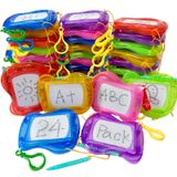 Mini Chaveiro Magnético Com Placa De Desenho, Pacote Com 12 Unidades Para Crianças