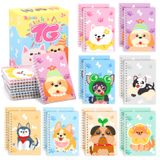Mini Blocos De Notas Tagitary Dog Style Journal, 16 Unidades Para Crianças