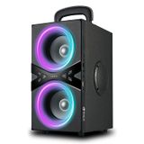 Alto-falante Bluetooth Yier Wireless Tws 80w Com Luzes 100db