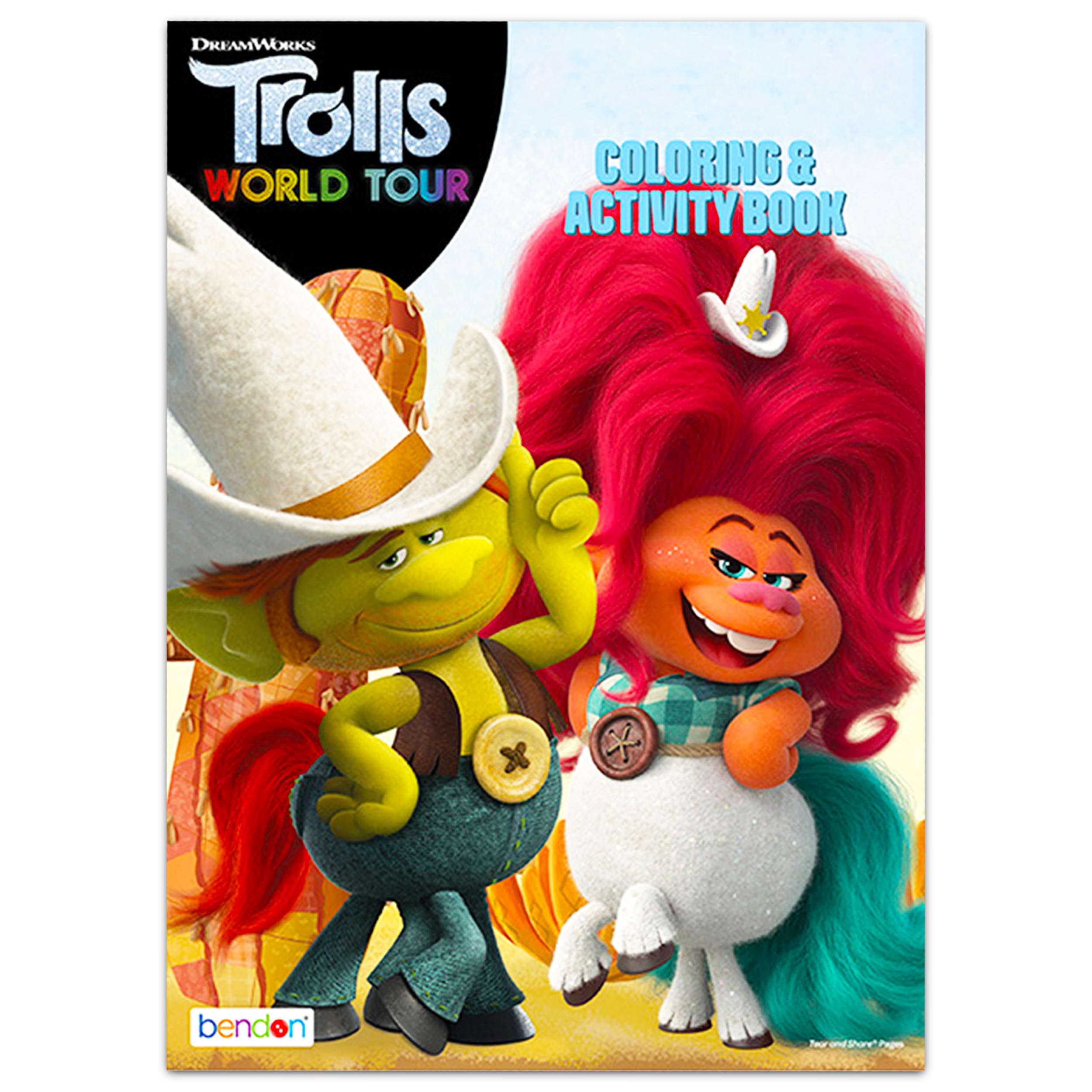 Pacote De Conjuntos Para Colorir E Atividades Trolls Imagine Ink ...