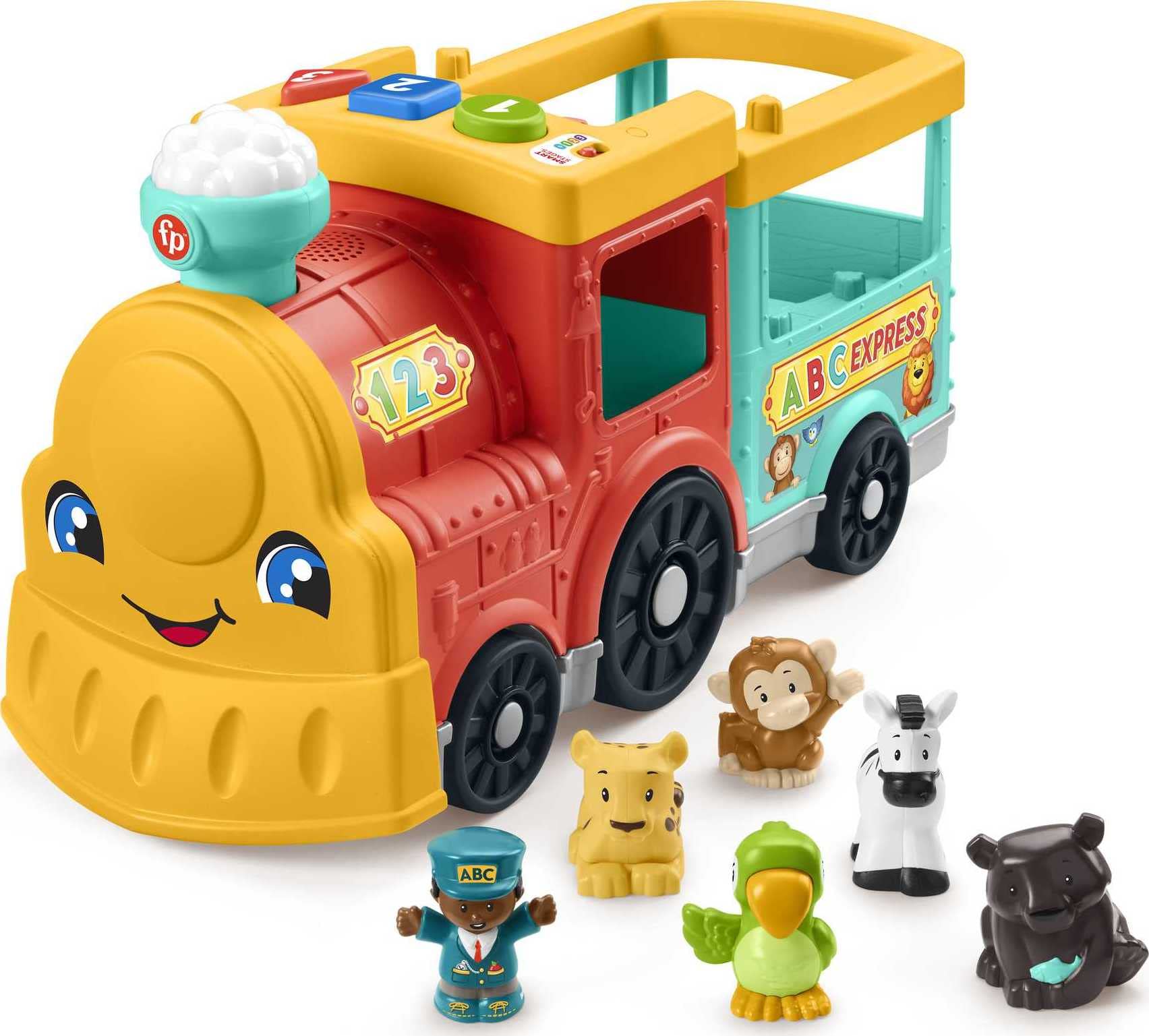 Brinquedo Didático Fisher-price Little People Big Abc Animal Train