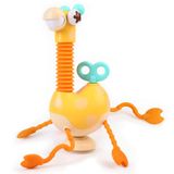 Brinquedo Sensorial Lotfancy Giraffe Com Silicone Para Mais De 18 Meses