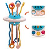 Brinquedo Sensorial Anndofy Ufo Silicone Pull String Para Bebês 12-18m