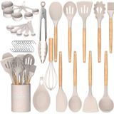 Conjunto De Utensílios De Cozinha Umite Chef 33 Unidades De Silicone