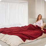 Cobertor Aquecido Mcjaw Electric Fleece 180x210cm Vermelho
