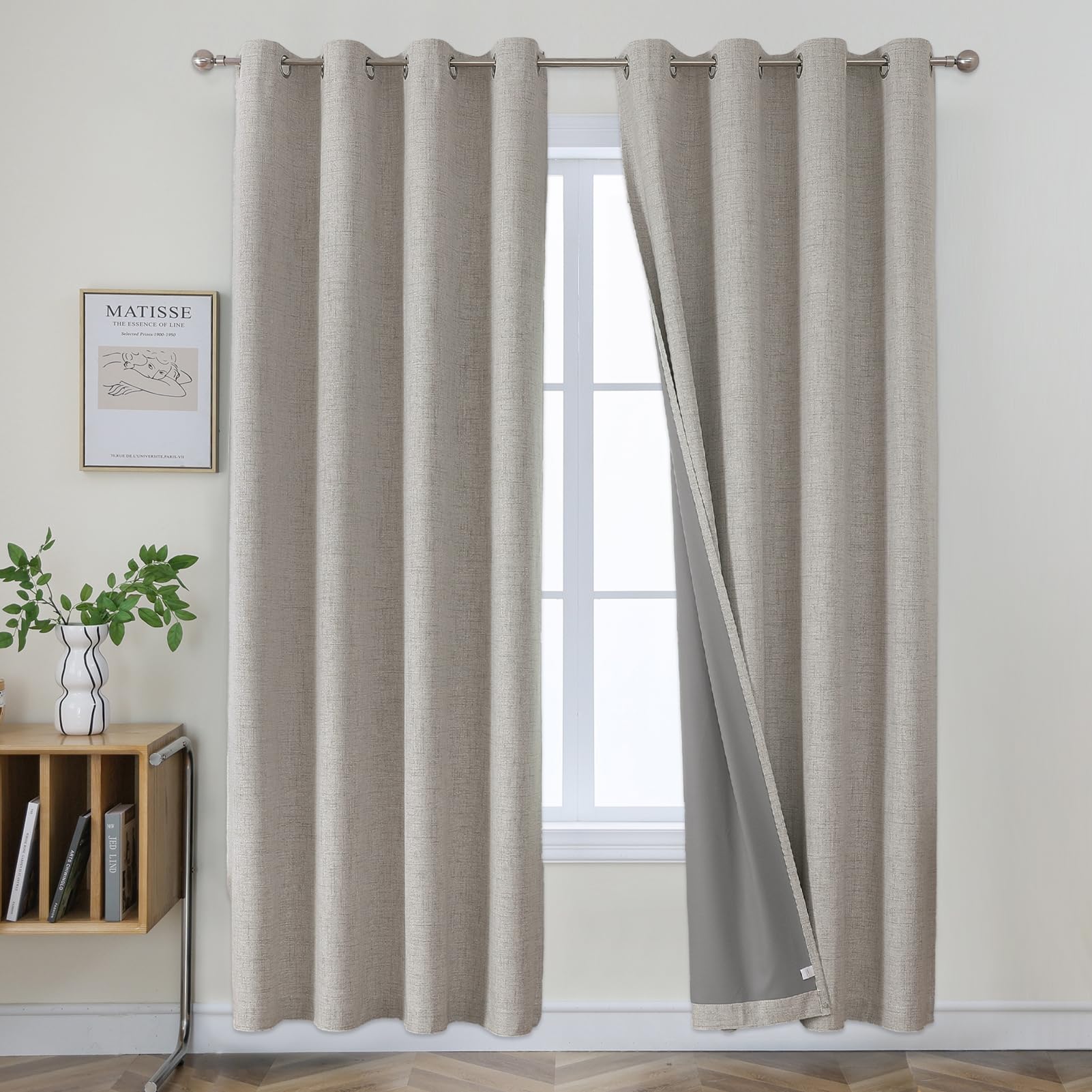 Cortinas Blackout Joydeco 100% Blackout 213x213cm 2 Painéis - Carrefour