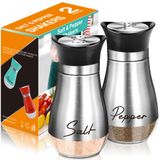 Saleiros E Pimenteiros Arrozon Glass 120ml Em Aço Inoxidável