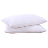 Almofadas Puredown®, Penas De Ganso E Plumas Brancas, 100% Algodão