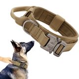 Coleira Tática Para Cães Xqpetlihai Military Adjustable Nylon Bro