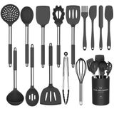 Conjunto De Utensílios De Cozinha Umite Chef Silicone 15 Unidades Com Aço Inoxidável S