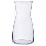 Vaso De Flores De Vidro Nisoger 20 Cm Transparente Para Mesa Central